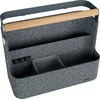 Leitz Hanging Portable Desk Organiser with Handle, Storage box, Pilkas, Rectangular, Felt, Monochromatic, 380 mm (61990089)