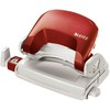 Dziurkacz Leitz Leitz Hole Punch 5058 NeXXt, 2-hole 10 sheets, 10 sheets, Raudona, Metal, 1 mm, 5.5 mm, 160 g