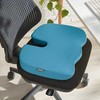 LEITZ Ergo Cosy Orthopedic Chair Cushion cyan