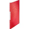 Leitz Album ofertowy 20 koszulek PP WOW raudona
