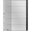 Indeks A4 PP juoda A-Z(int) 20cz. Leitz