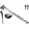 LEKI NW Traveller Carbon trekking poles, 90–130 cm, mėlynas