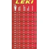 Leki LEKI STICKS TRL Vertikali K raudonai geltona 135