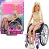 Barbie Mattel Barbė madistė neįgaliojo vežimėlyje šviesiais plaukais