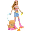 Mattel Lėlė Barbie su riedučiais ir šuniuku