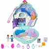 Mattel Polly Pocket Sniego pingvinų rinkinys su užrakinamu nameliu ir priedais ZA6050
