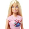 Barbie Mattel Rožinis pasas Barbės lėlė ant dviračio su šuniuku (HWJ00)