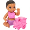 Mattel Barbie Babysitter Skipper lėlės rinkinys su kūdikiu ir maitinimo kėdute