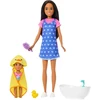 Mattel Barbie Skipper Babysitter lėlės rinkinys su kūdikiu ir vonia