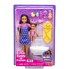 Mattel Barbie Skipper Babysitter lėlės rinkinys su kūdikiu ir vonia