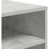 Spintelė knygoms, betono pilka, 66x31x80 cm, MDP