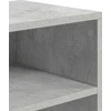 Spintelė knygoms, betono pilka, 60x30x71,5 cm, MDP