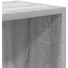 Knygų spinta, pilka ąžuolo, 31x24x52cm, apdirbta mediena