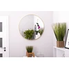 Leobert Mirror apvalus 70 cm auksinis metalinis karkasas moderni siena