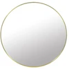 Leobert Mirror apvalus 70 cm auksinis metalinis karkasas moderni siena