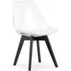 Leobert MARK kėdė - skaidrios / juodos kojos x 1