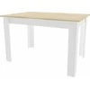 Leobert NP stalas 120x80 Sonoma Oak + Baltas