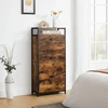 Songmics VASAGLE batų spintelė su 3 atverčiamais skyriais, 60 × 30 × 130 cm, LBS101B01