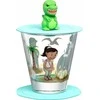 Leonardo Szklanka su pokrywą i spodkiem 215ml dinozaur BAMBINI AVVENTURA -