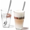 Leonardo 2 stiklinių rinkinys su šaukštais Latte Solo - Leonardo (L- 042555) - L- 042555