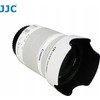 JJC objektyvo gaubtas Ew-63c tipo saulės skydelis, skirtas Canon Ef-s 18-55 mm – baltas
