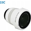 JJC objektyvo gaubtas Ew-63c tipo saulės skydelis, skirtas Canon Ef-s 18-55 mm – baltas