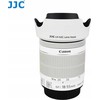 JJC objektyvo gaubtas Ew-63c tipo saulės skydelis, skirtas Canon Ef-s 18-55 mm – baltas
