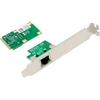 „Level One Games InLine® Mini-PCIe Gigabit“ tinklo plokštė, 1x RJ45, pusės dydžio, įskaitant RJ45 modulį