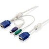 Level One LevelOne ACC-2103 KVM kabelis 5 m Balta