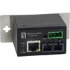 Level One Carruzzo LevelOne IEC-4301 tinklo medijos keitiklis 100 Mbit/ai Vienas režimas Juoda
