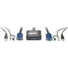 Level One KVM perjungiklis LevelOne 2x USB KVM-0223 mit Garso - KVM-0223