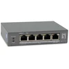 Šakotuvas Level One Carruzzo LevelOne GEP-0531 tinklo komutatorius Ne-valdomas L2 Gigabit Ethernet (10/100/1000) Maitinimas per Eternetą (PoE) Stalinis / tvirtinamas prie sienos Pilka