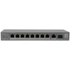 Šakotuvas Level One Carruzzo LevelOne GEP-1011 tinklo komutatorius Ne-valdomas L2 Gigabit Ethernet (10/100/1000) Maitinimas per Eternetą (PoE) Stalinis / tvirtinamas prie sienos Pilka