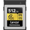 Atminties kortelė Lexar CFexpress 4.0 Pro Gold R3600/W3300 512GB