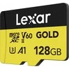 Atminties kortelė LEXAR MICROSD GOLD UHS-II, R280/W100 C10/A1/U3 (V60) 128 GB