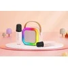 Garsiakalbis Lexibook PRZENOŚNY Rinkinys KARAOKE Nešiojama kolonėlė Bluetooth RGB DWA MIKROFONY USB MINI JACK