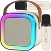 Garsiakalbis Lexibook PRZENOŚNY Rinkinys KARAOKE Nešiojama kolonėlė Bluetooth RGB DWA MIKROFONY USB MINI JACK