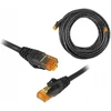 LTC 8P8C CAT6e UTP tinklo kabelis (patchcord) 10m juodas