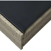 Saulės gultas Smėlio 200.5 x 70 x 75 cm poliratanas