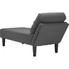 Poilsio sofa su pagalvės tamsiai pilkos spalvos velveto audinys