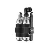 Lezyne Twin Kit Co2 dviračio pompa su remonto rinkiniu