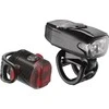 Lezyne lempų rinkinys LEZYNE LED KTV DRIVE USB 200 priekinė 200 liumenų, FEMTO DRIVE USB galinė 5 liumenų, USB juoda (NAUJA)