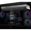 Lian Li HydroShift LCD 360 Fanless Vanduo Cooling, RGB – 360mm, juodos spalvos