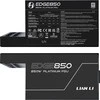 Lian Li EDGE EG0850 80 PLUS Platinum Power Supply, PCIe 5.1, ATX 3.1 – 850 Watt, Juodas