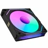 Lian Li UNI FAN SL-INF 120 ARGB Reverse Blade PWM korpuso ventiliatorius, 3er Pack su valdikliu- 120mm, juodos spalvos