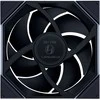 Lian Li UNI FAN TL LCD Wireless korpuso ventiliatorius, ARGB, PWM – Reverse Blade, 140mm, juodos spalvos