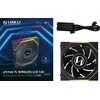 Lian Li UNI FAN TL Wireless LCD korpuso ventiliatorius, ARGB, PWM – Reverse Blade, 120mm, juodos spalvos