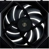 Lian Li UNI FAN TL Wireless korpuso ventiliatorius, ARGB, PWM, 3er-Pack – Reverse Blade, 120mm, juodos spalvos