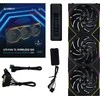 Lian Li UNI FAN TL Wireless korpuso ventiliatorius, ARGB, PWM, 3er-Pack – Reverse Blade, 120mm, juodos spalvos