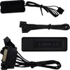 Lian Li UNI FAN TL Wireless korpuso ventiliatorius, ARGB, PWM, 3er-Pack – Reverse Blade, 120mm, juodos spalvos